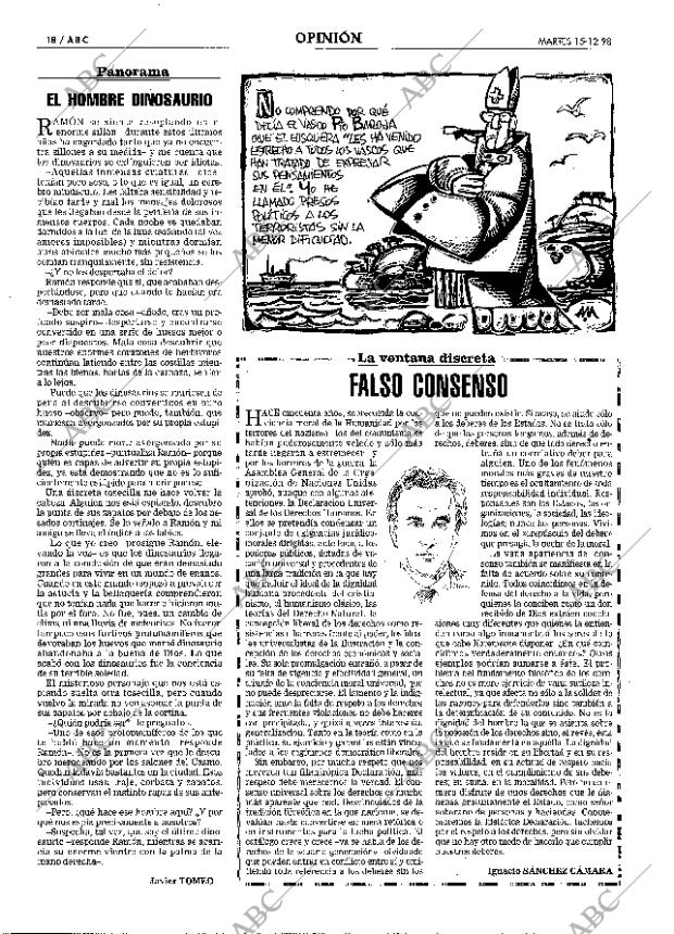 ABC MADRID 15-12-1998 página 18