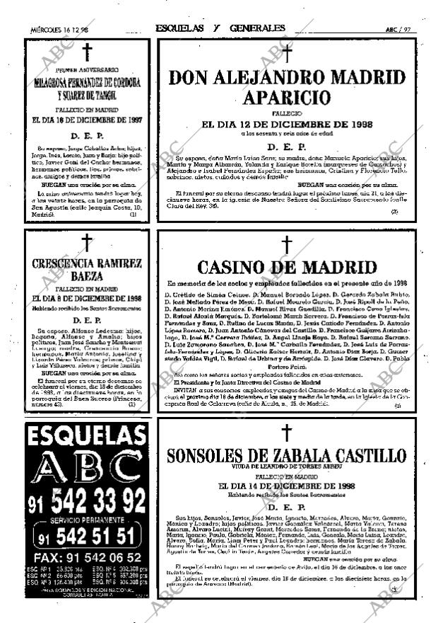 ABC MADRID 16-12-1998 página 97