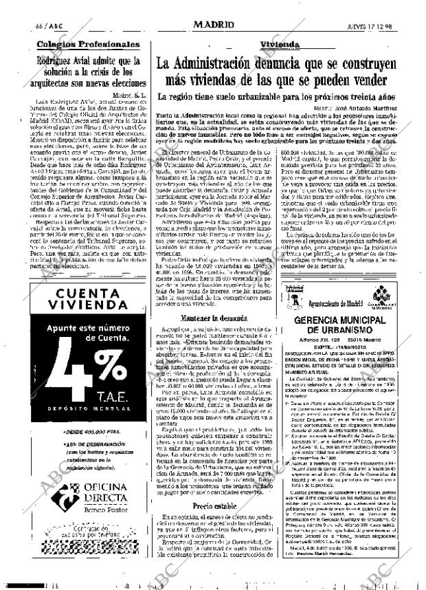 ABC MADRID 17-12-1998 página 66