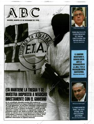 ABC MADRID 22-12-1998 página 1