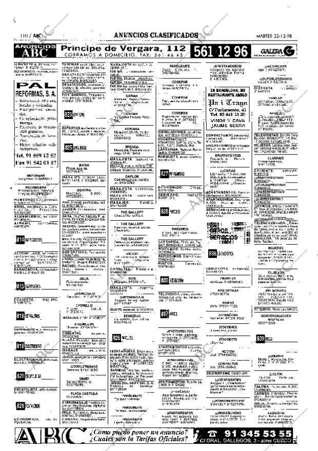 ABC MADRID 22-12-1998 página 110