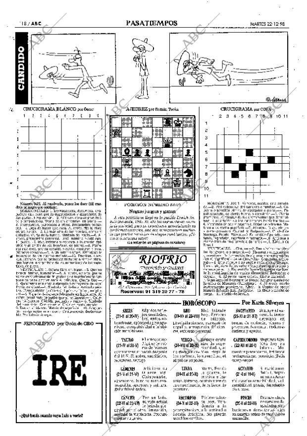 ABC MADRID 22-12-1998 página 118