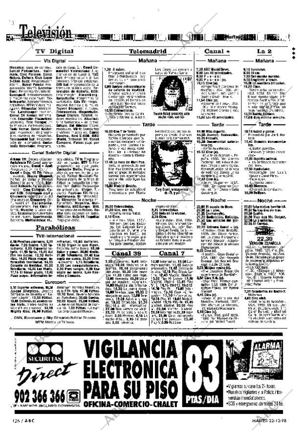ABC MADRID 22-12-1998 página 126