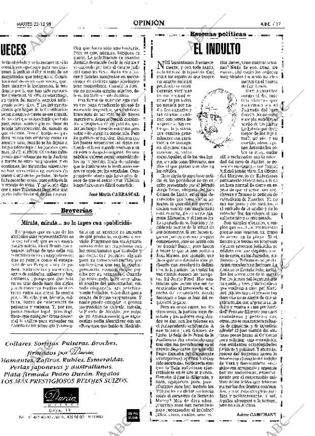 ABC MADRID 22-12-1998 página 17