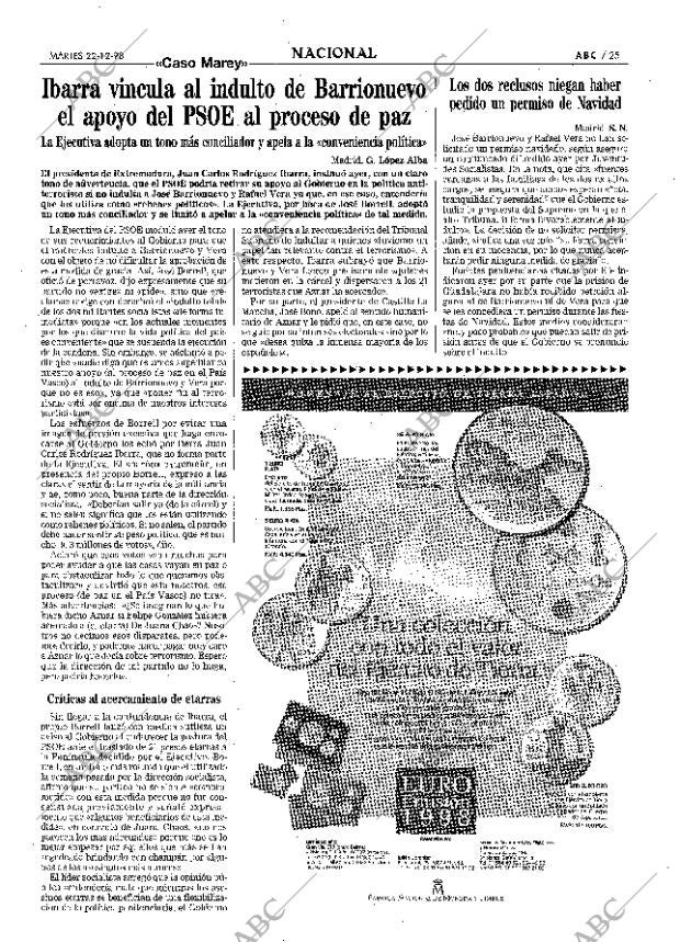 ABC MADRID 22-12-1998 página 25