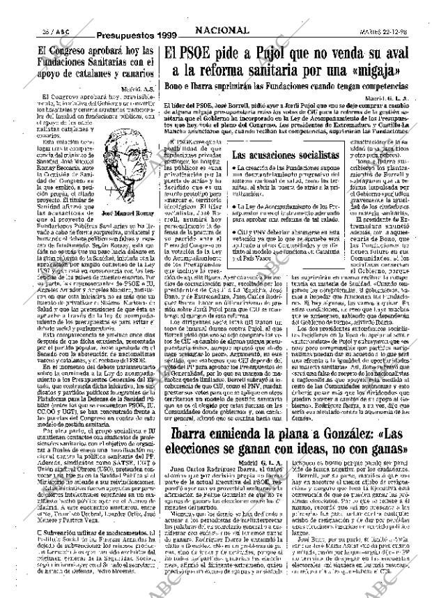 ABC MADRID 22-12-1998 página 26