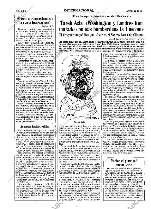 ABC MADRID 22-12-1998 página 32