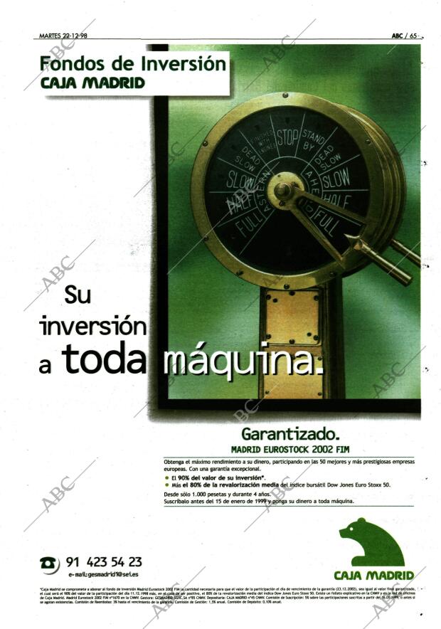 ABC MADRID 22-12-1998 página 65