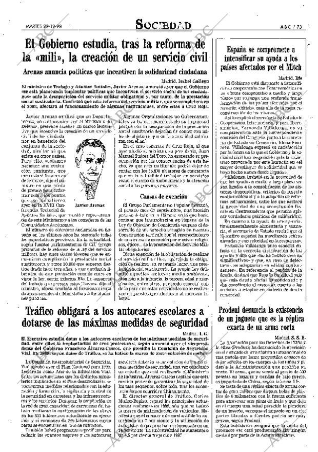 ABC MADRID 22-12-1998 página 73