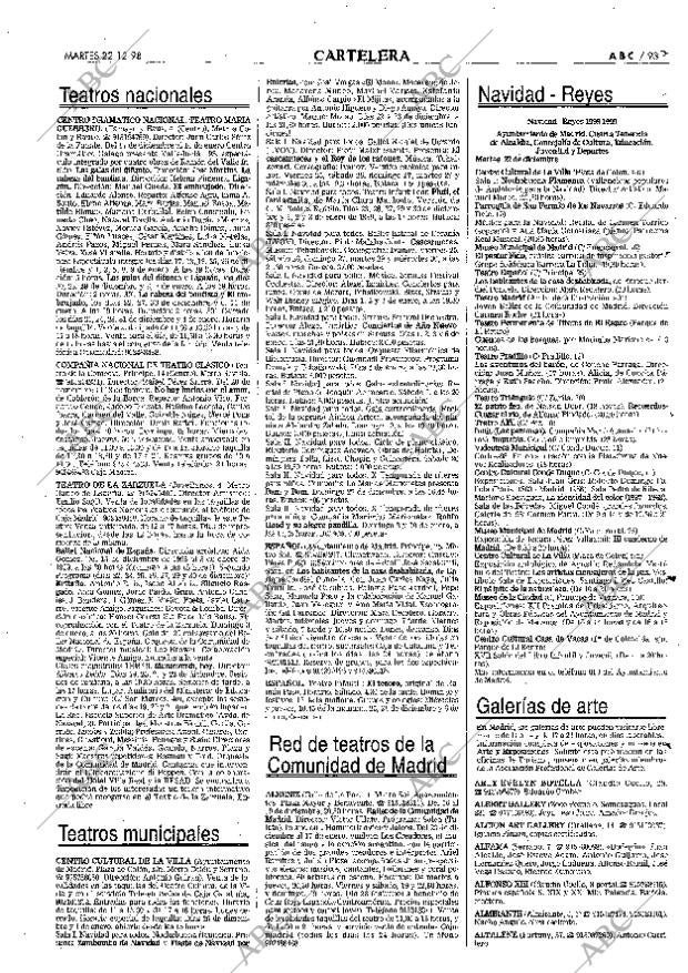 ABC MADRID 22-12-1998 página 93