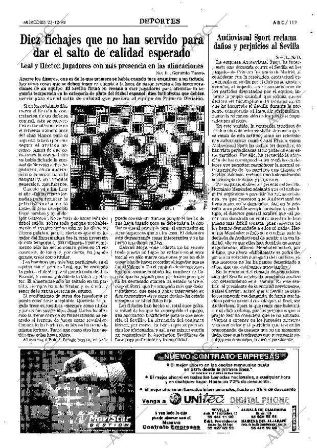 ABC SEVILLA 23-12-1998 página 119
