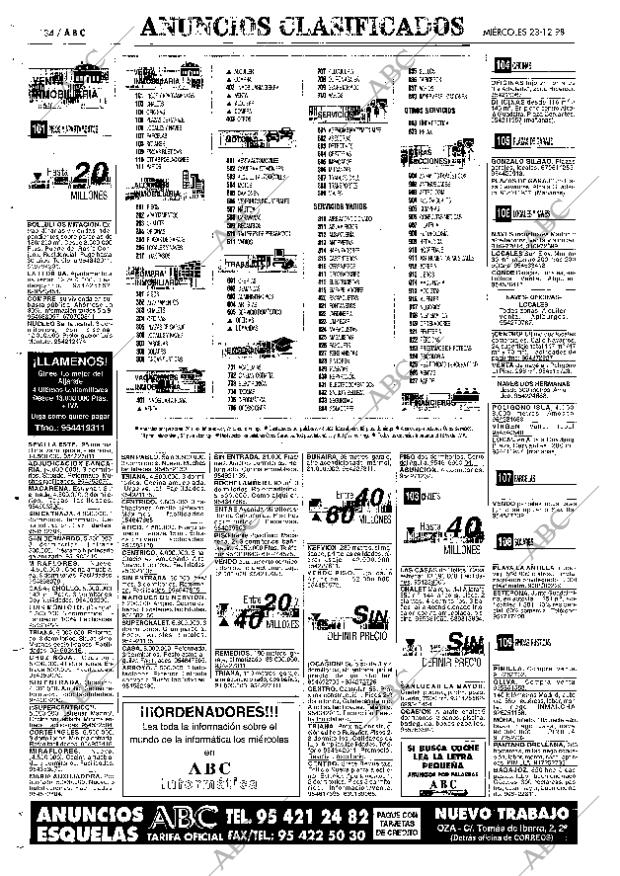 ABC SEVILLA 23-12-1998 página 134
