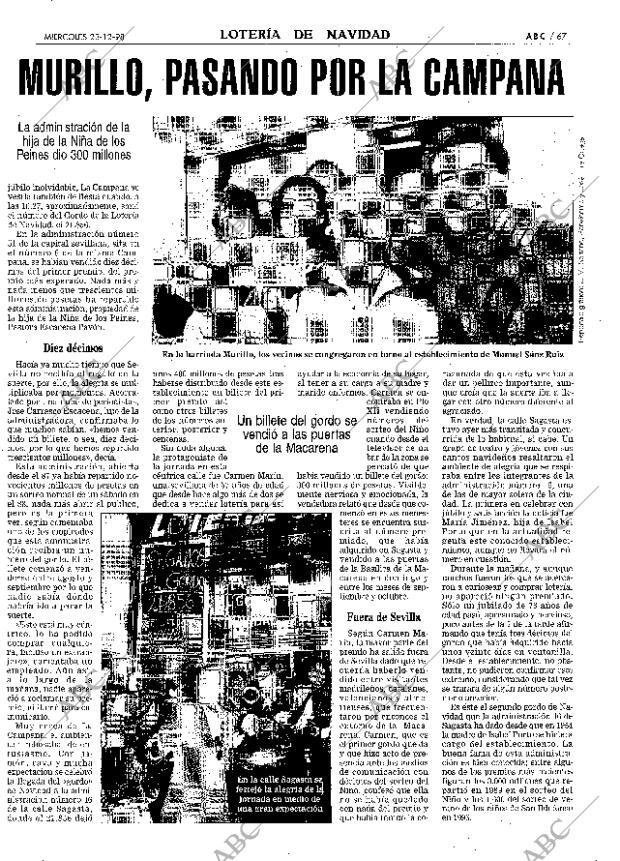 ABC SEVILLA 23-12-1998 página 67