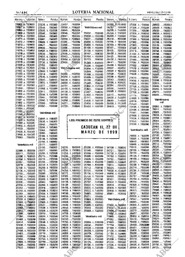 ABC SEVILLA 23-12-1998 página 74