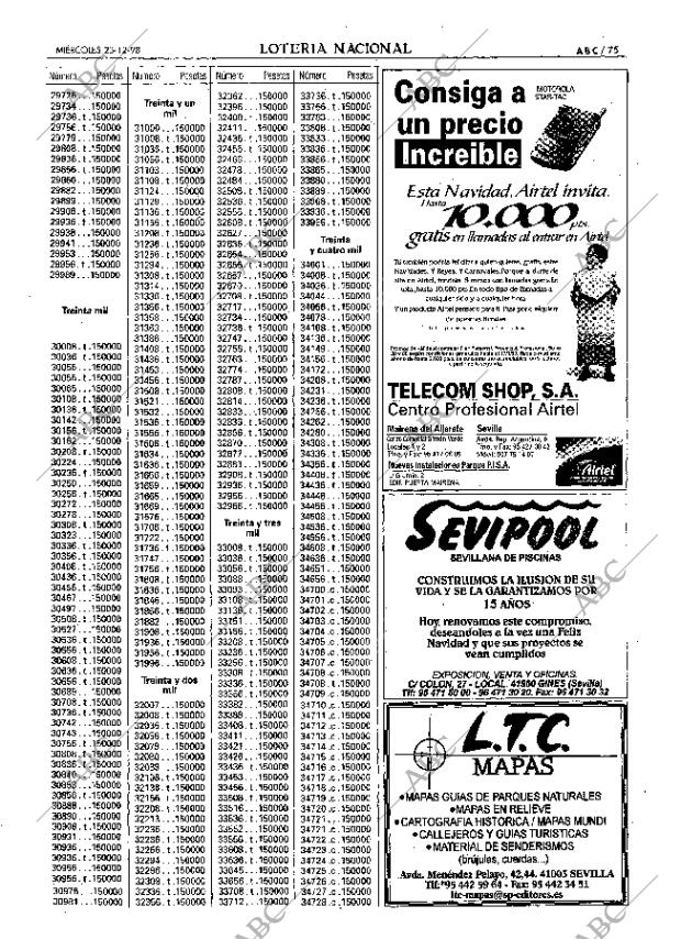 ABC SEVILLA 23-12-1998 página 75