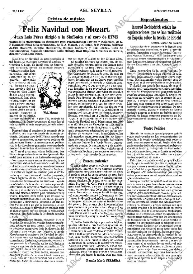 ABC SEVILLA 23-12-1998 página 92