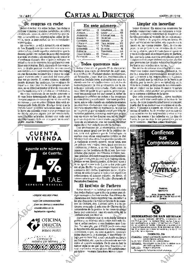 ABC SEVILLA 29-12-1998 página 16