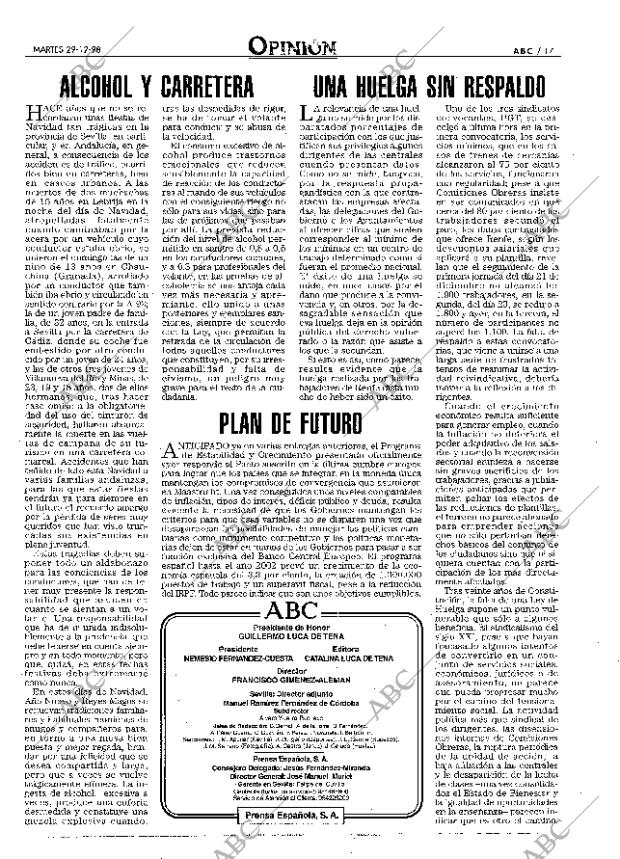ABC SEVILLA 29-12-1998 página 17