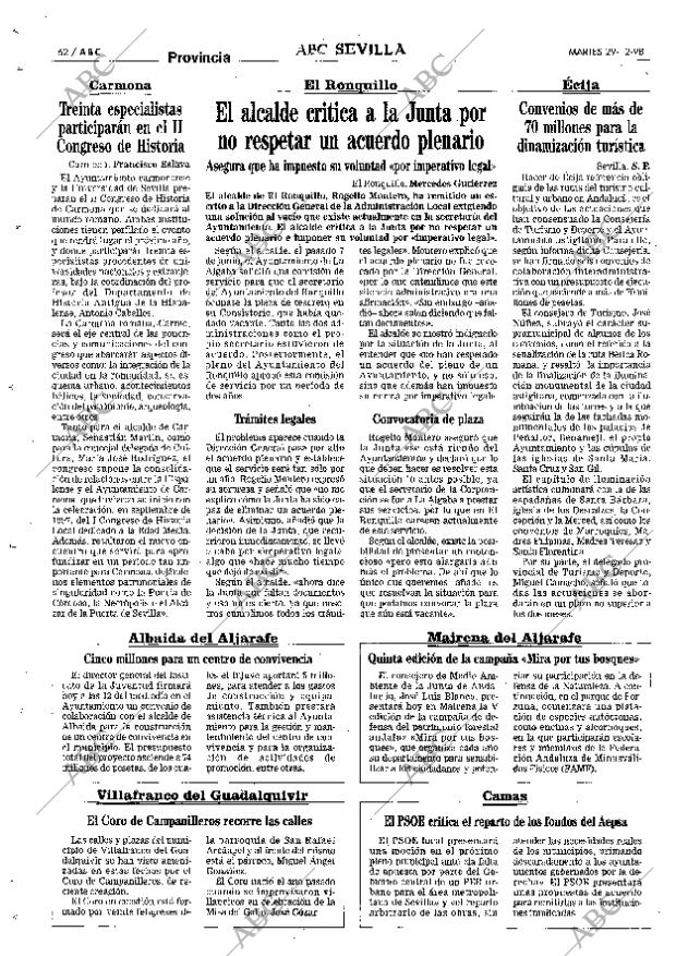ABC SEVILLA 29-12-1998 página 62