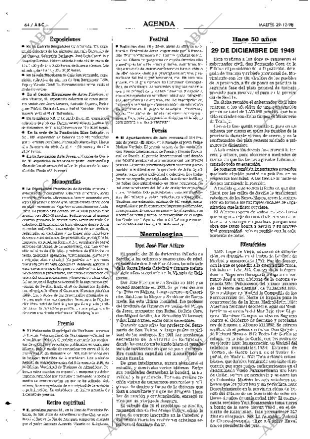 ABC SEVILLA 29-12-1998 página 64
