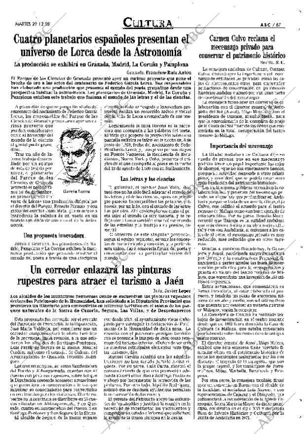 ABC SEVILLA 29-12-1998 página 87