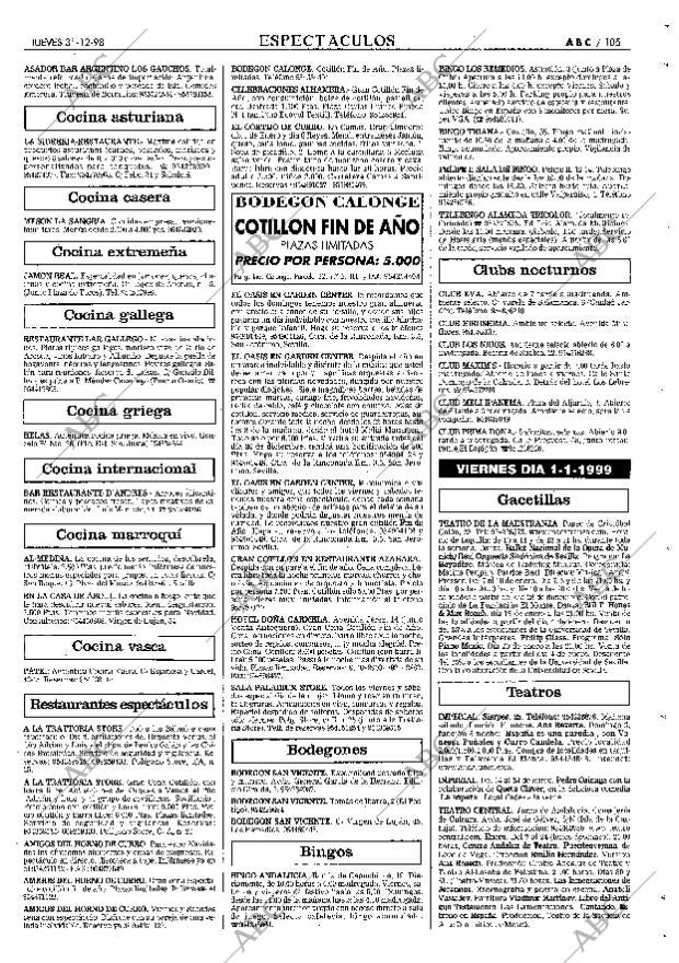 ABC SEVILLA 31-12-1998 página 105