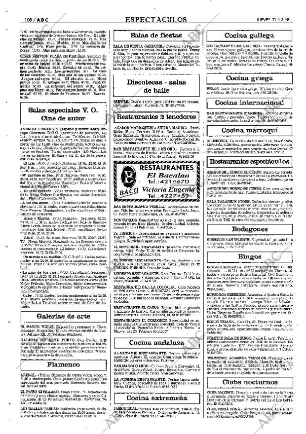 ABC SEVILLA 31-12-1998 página 108