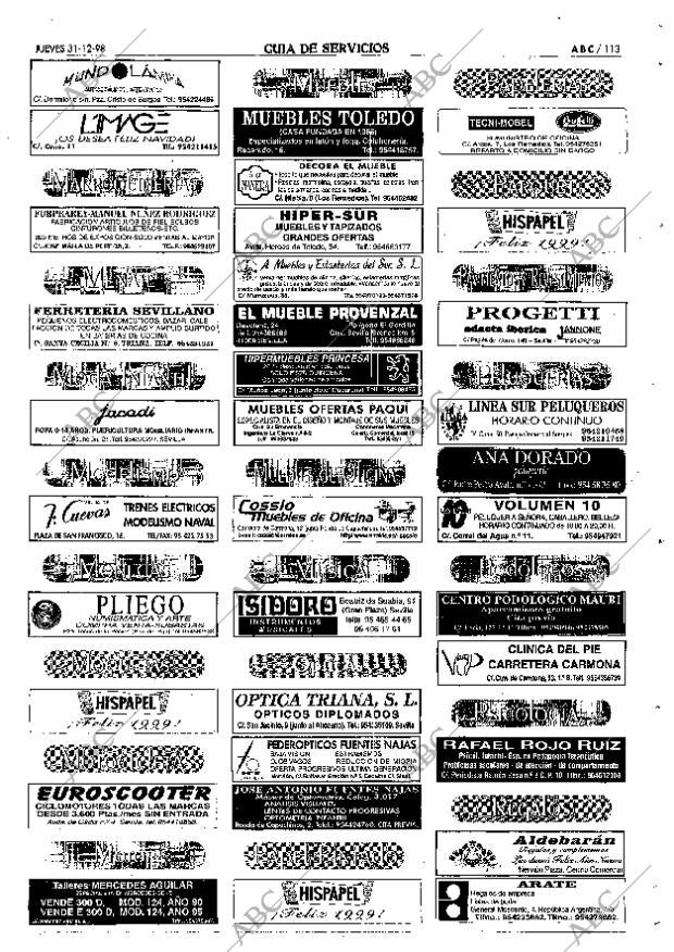 ABC SEVILLA 31-12-1998 página 113
