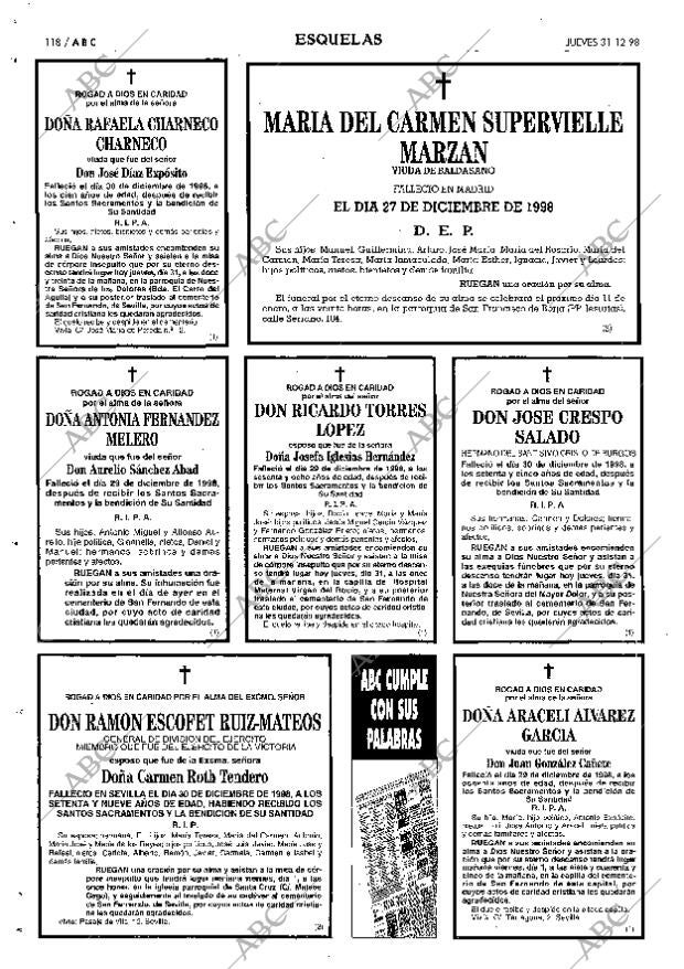 ABC SEVILLA 31-12-1998 página 118