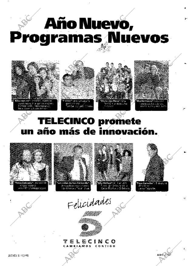 ABC SEVILLA 31-12-1998 página 127