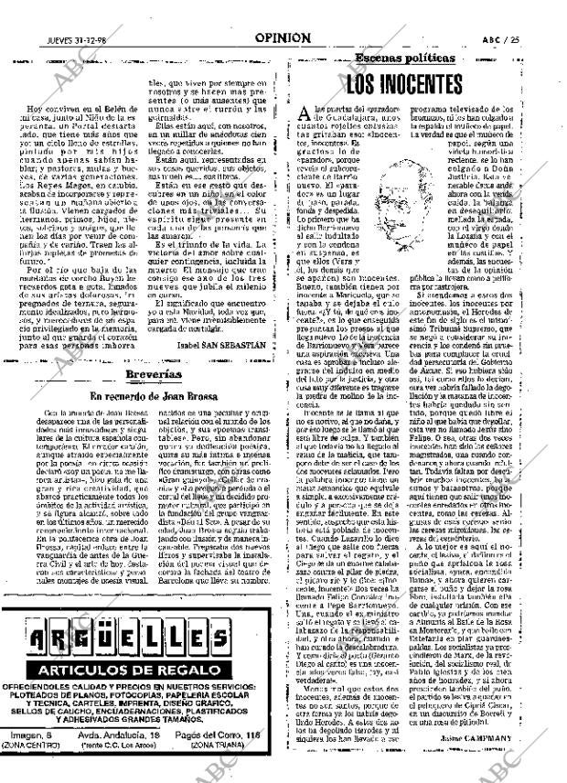 ABC SEVILLA 31-12-1998 página 25