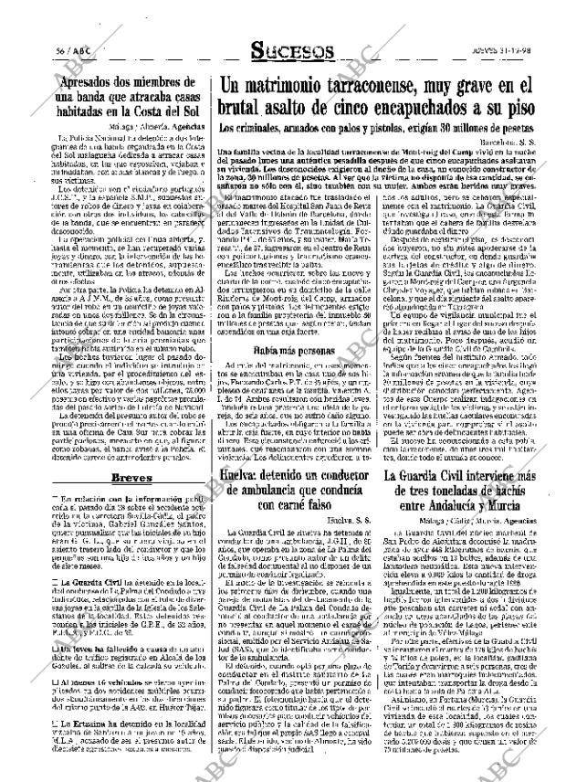 ABC SEVILLA 31-12-1998 página 56