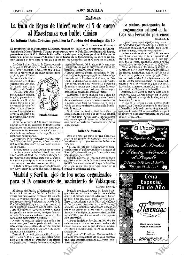 ABC SEVILLA 31-12-1998 página 61