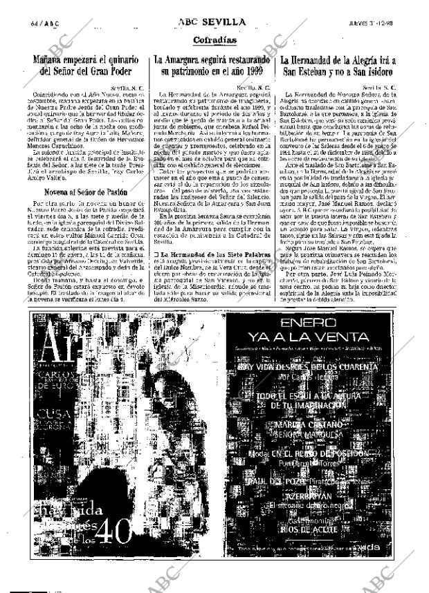 ABC SEVILLA 31-12-1998 página 64