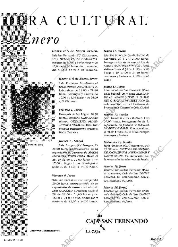ABC SEVILLA 31-12-1998 página 7