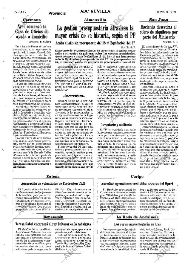 ABC SEVILLA 31-12-1998 página 72