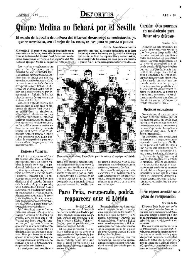 ABC SEVILLA 31-12-1998 página 89