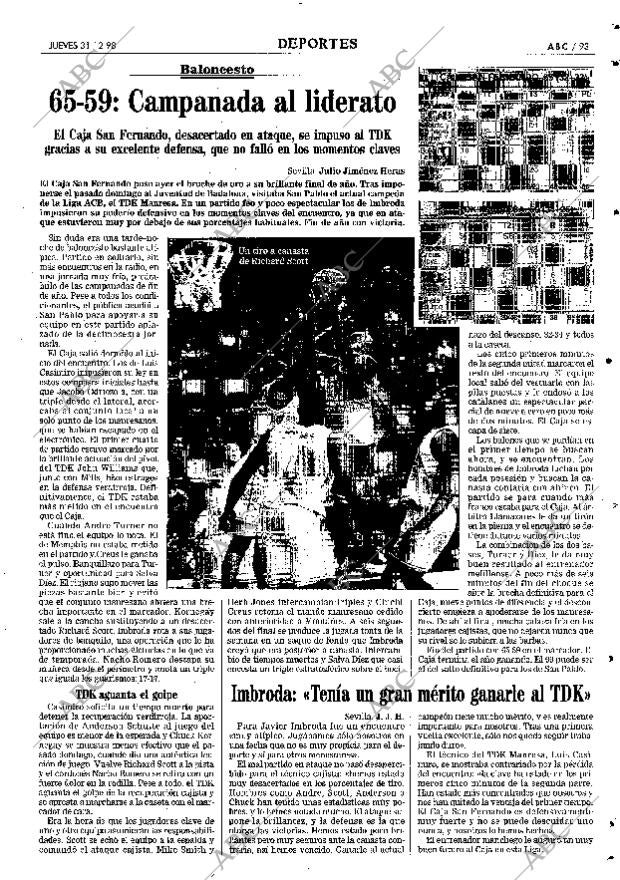 ABC SEVILLA 31-12-1998 página 93