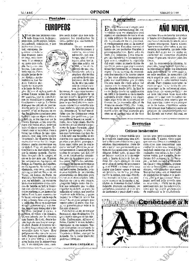 ABC MADRID 02-01-1999 página 16