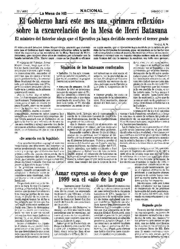 ABC MADRID 02-01-1999 página 22
