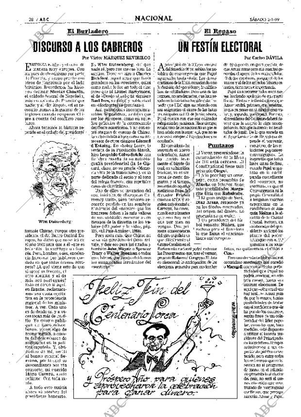 ABC MADRID 02-01-1999 página 28