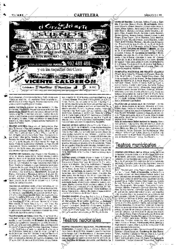 ABC MADRID 02-01-1999 página 90