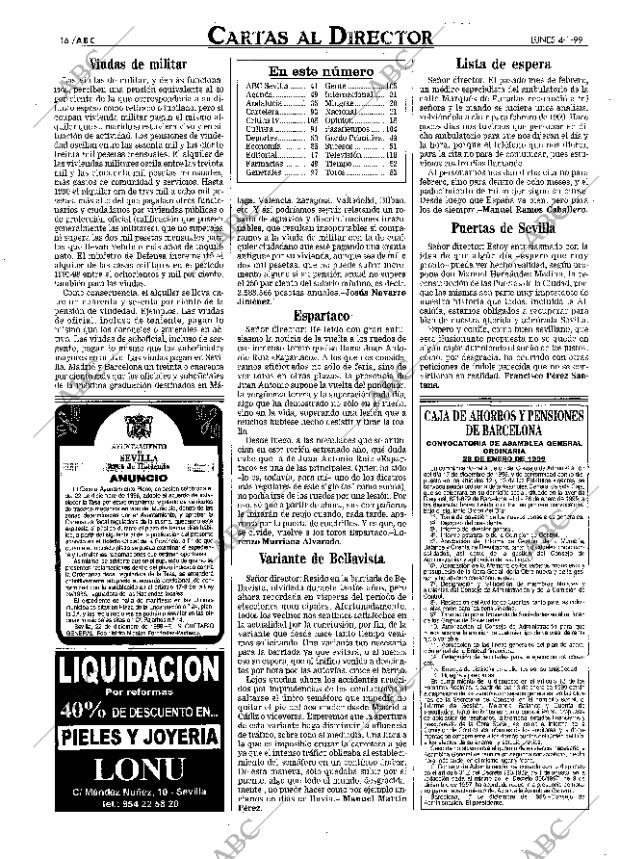 ABC SEVILLA 04-01-1999 página 16