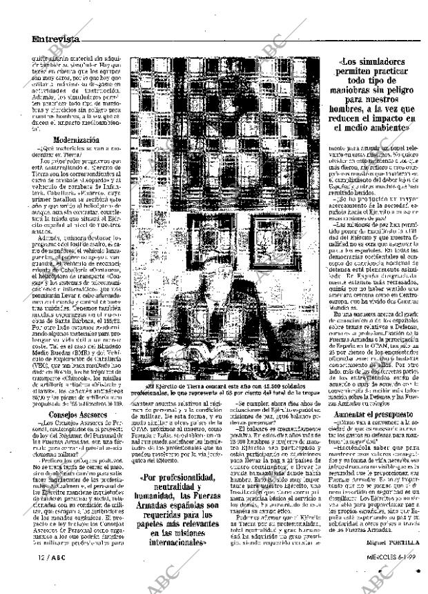 ABC MADRID 06-01-1999 página 12