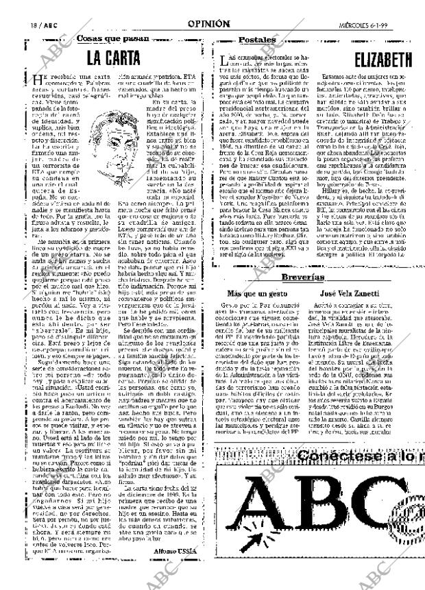 ABC MADRID 06-01-1999 página 18