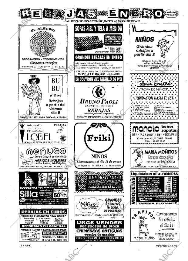 ABC MADRID 06-01-1999 página 2