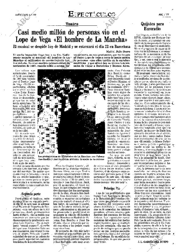 ABC MADRID 06-01-1999 página 77