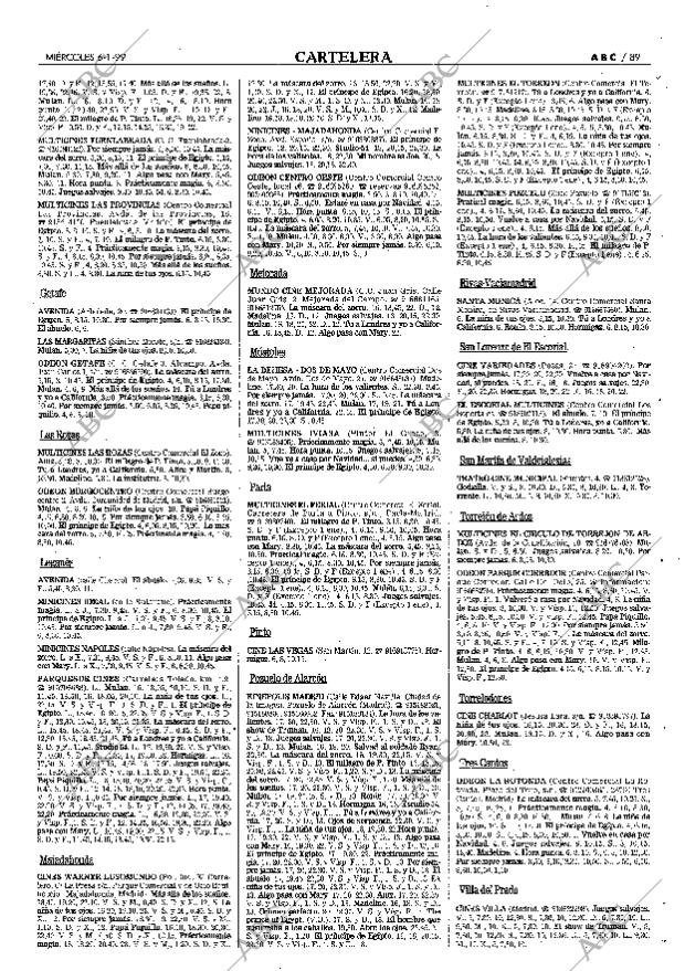 ABC MADRID 06-01-1999 página 89