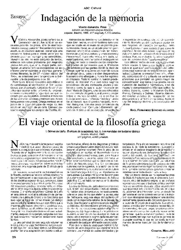 CULTURAL MADRID 07-01-1999 página 20