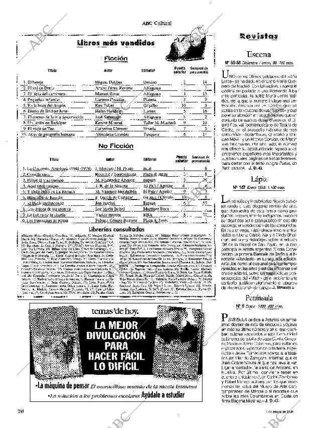 CULTURAL MADRID 07-01-1999 página 26